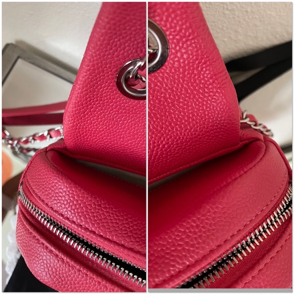 Chanel pink caviar small east flap - Picture 15 of 17